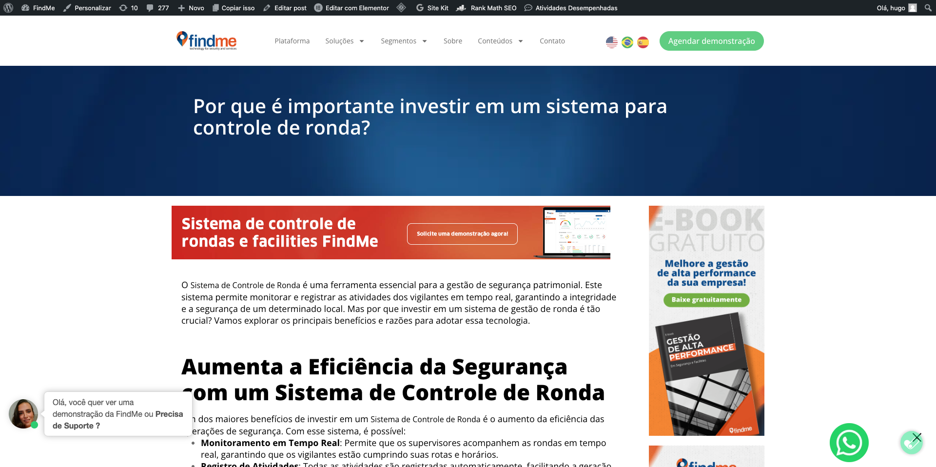 Por que é importante investir em um sistema para controle de ronda?